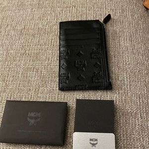 MCM cardholder leather lanyard included